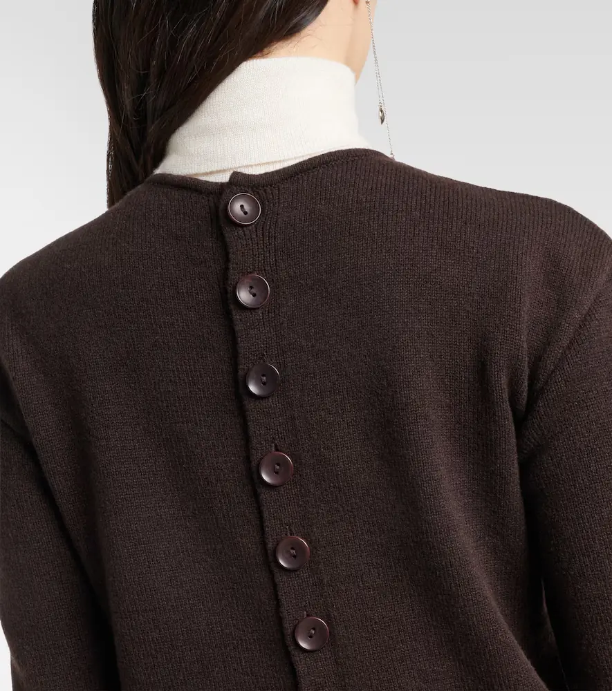 Lemaire Reversible wool and cashmere cardigan | Thumbnail 3 Lemaire Reversible wool and cashmere cardigan | Thumbnail 3