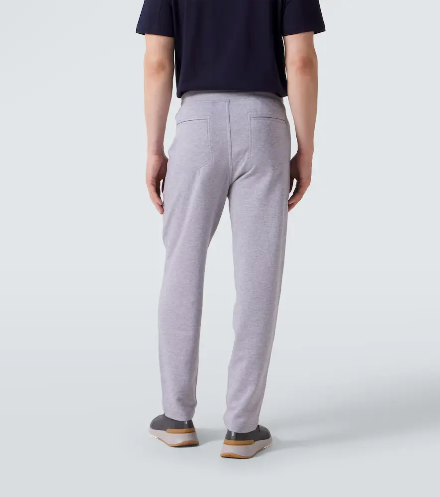 Brunello Cucinelli Cotton-blend jersey sweatpants | Thumbnail 3 Brunello Cucinelli Cotton-blend jersey sweatpants | Thumbnail 3
