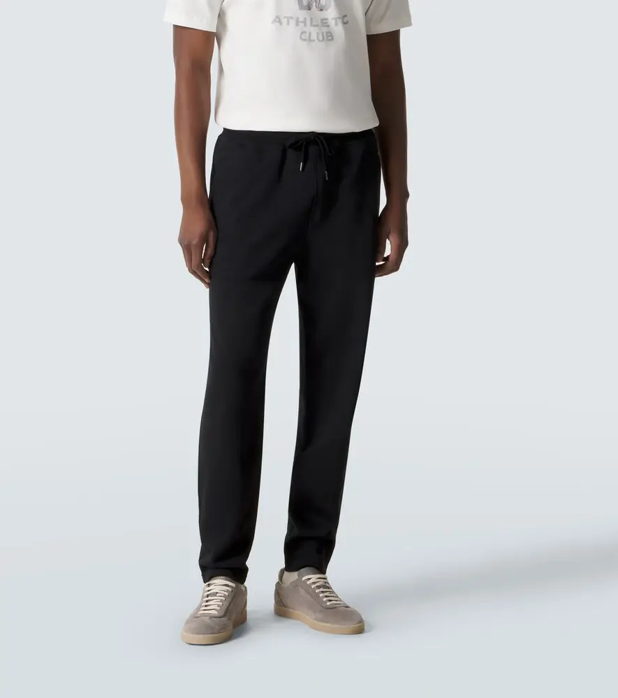 Brunello Cucinelli Cotton-blend jersey sweatpants | Thumbnail 2 Brunello Cucinelli Cotton-blend jersey sweatpants | Thumbnail 2