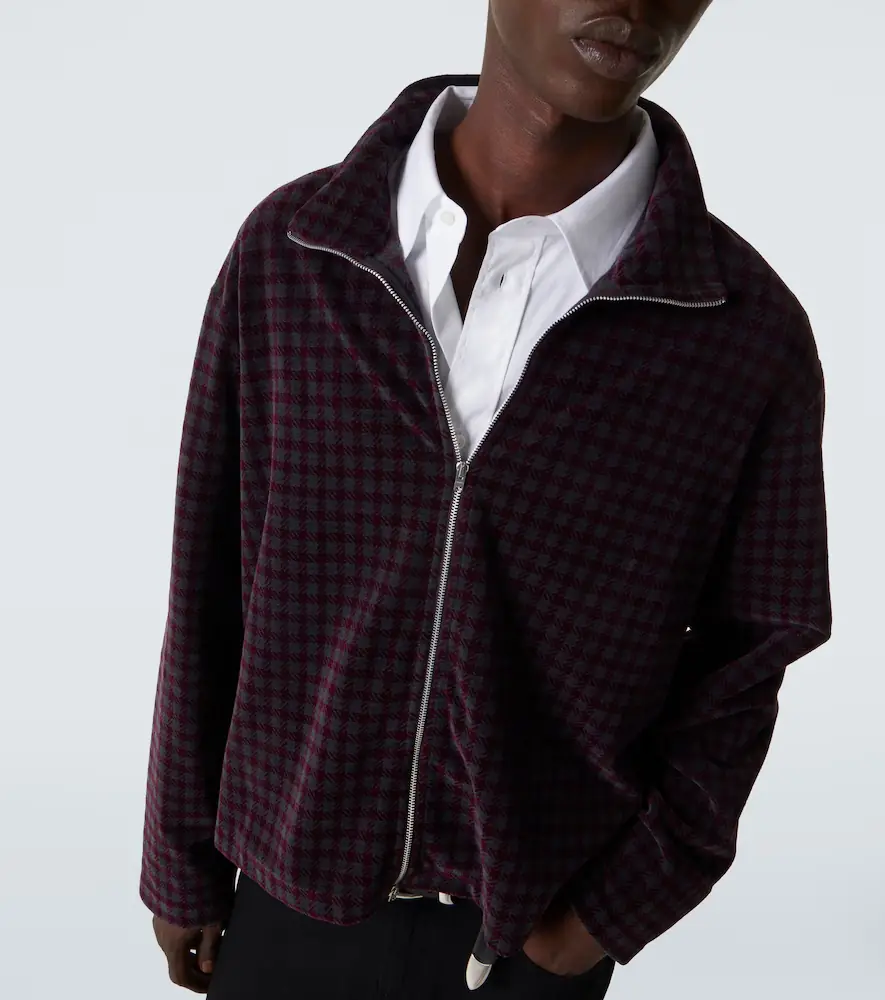 Our Legacy Shrunken cotton-blend velour jacket | Thumbnail 3 Our Legacy Shrunken cotton-blend velour jacket | Thumbnail 3