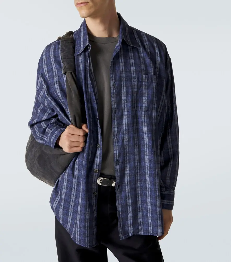Our Legacy Borrowed checked cotton shirt | Thumbnail 2 Our Legacy Borrowed checked cotton shirt | Thumbnail 2
