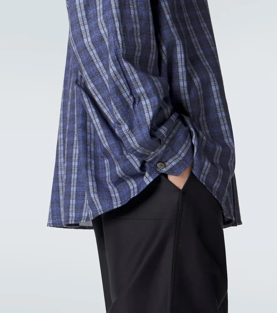Our Legacy Borrowed checked cotton shirt | Thumbnail 4 Our Legacy Borrowed checked cotton shirt | Thumbnail 4