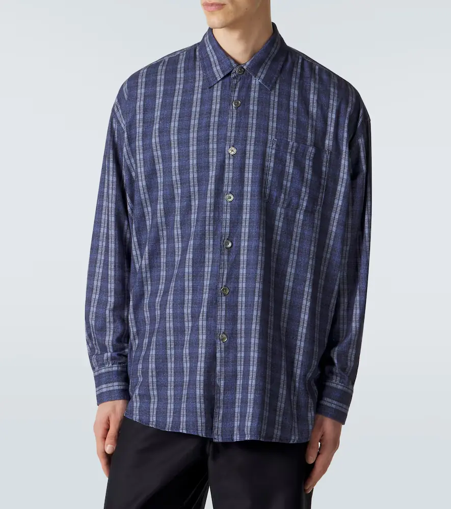 Our Legacy Borrowed checked cotton shirt | Thumbnail 7 Our Legacy Borrowed checked cotton shirt | Thumbnail 7