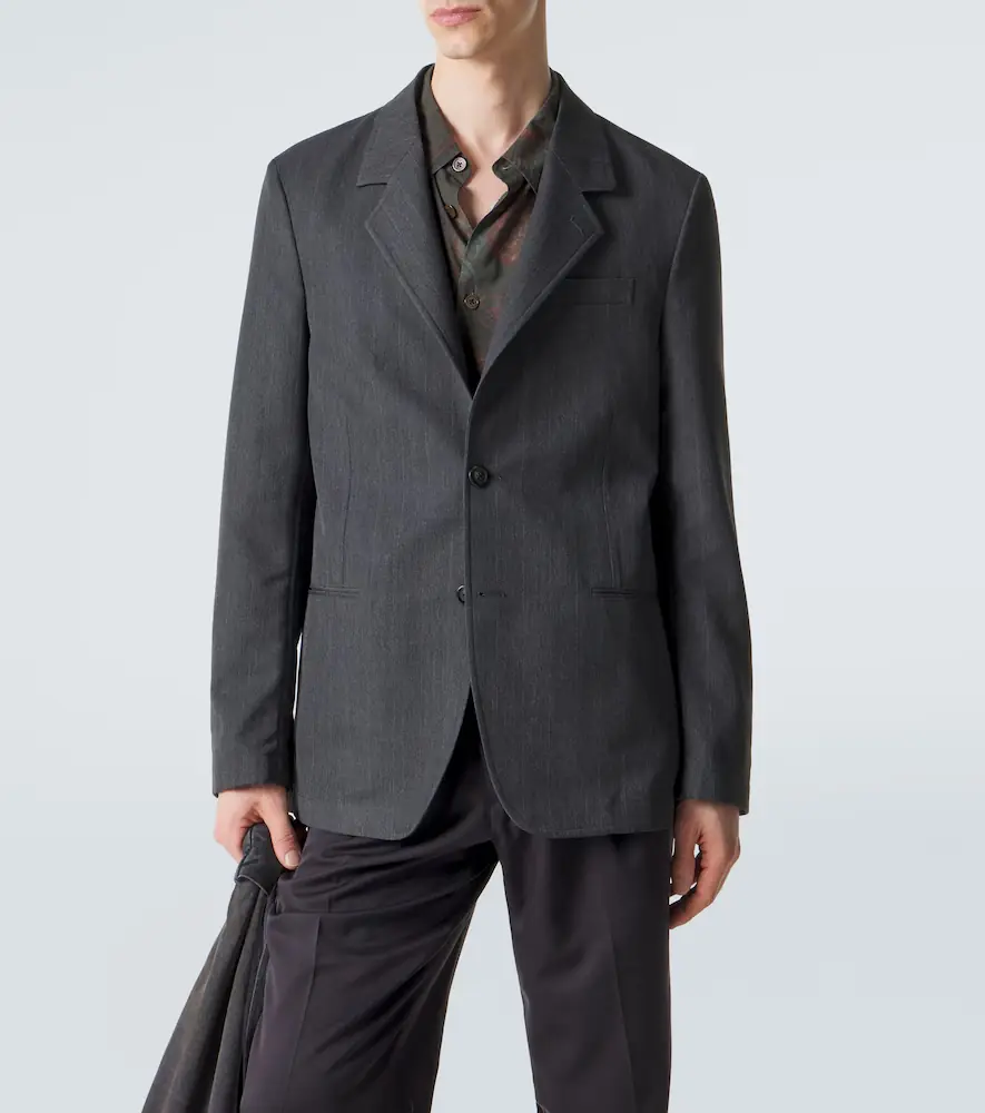 Our Legacy Unconstructed Ceremony pinstripe blazer | Thumbnail 2 Our Legacy Unconstructed Ceremony pinstripe blazer | Thumbnail 2