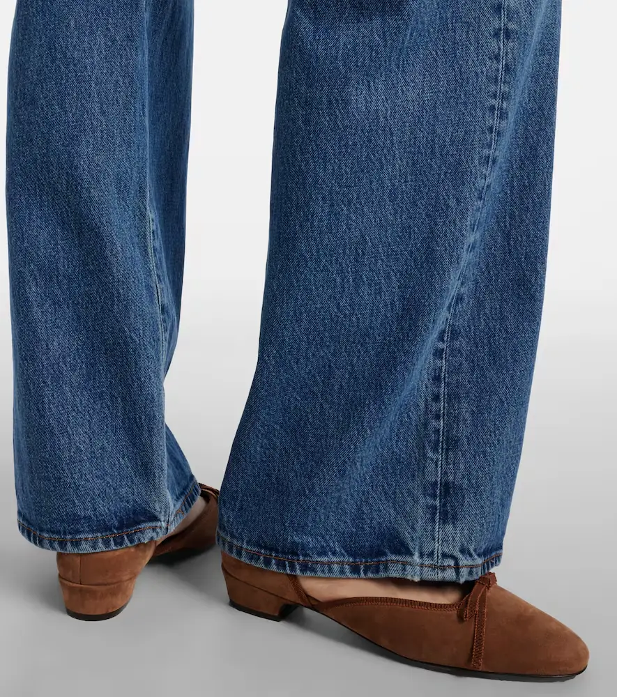 Herbert Levine 24/7 suede ballet flats | Thumbnail 5