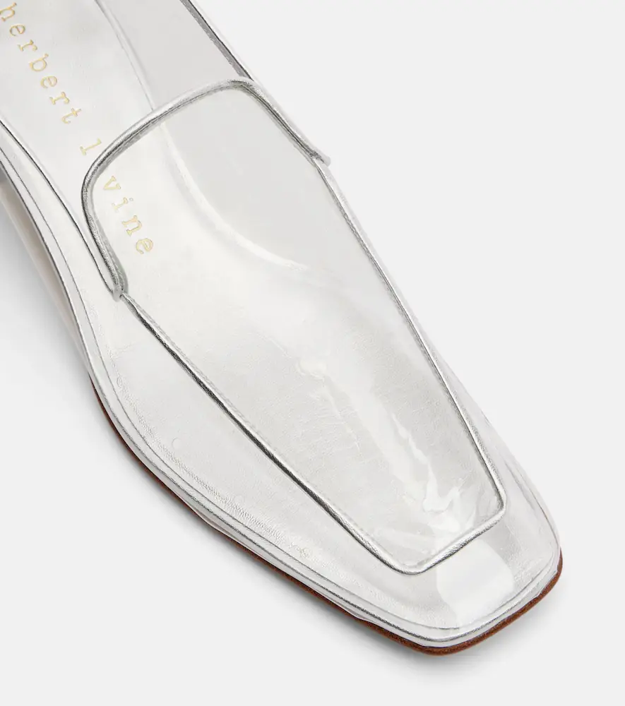 Herbert Levine Clear The Air 30 PVC loafer pumps | Thumbnail 4