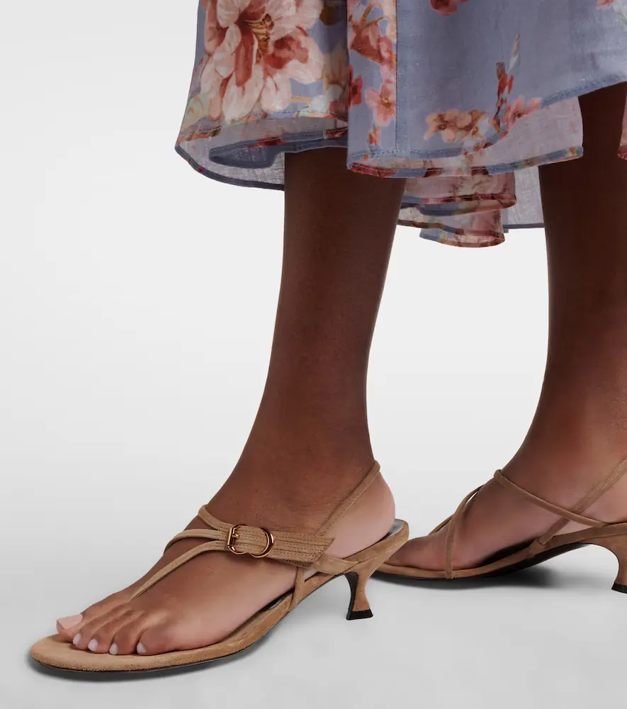 Herbert Levine Starry-Eyed 55 suede thong sandals | Thumbnail 6
