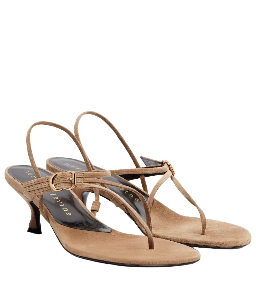 Starry-Eyed 55 suede thong sandals Starry-Eyed 55 suede thong sandals