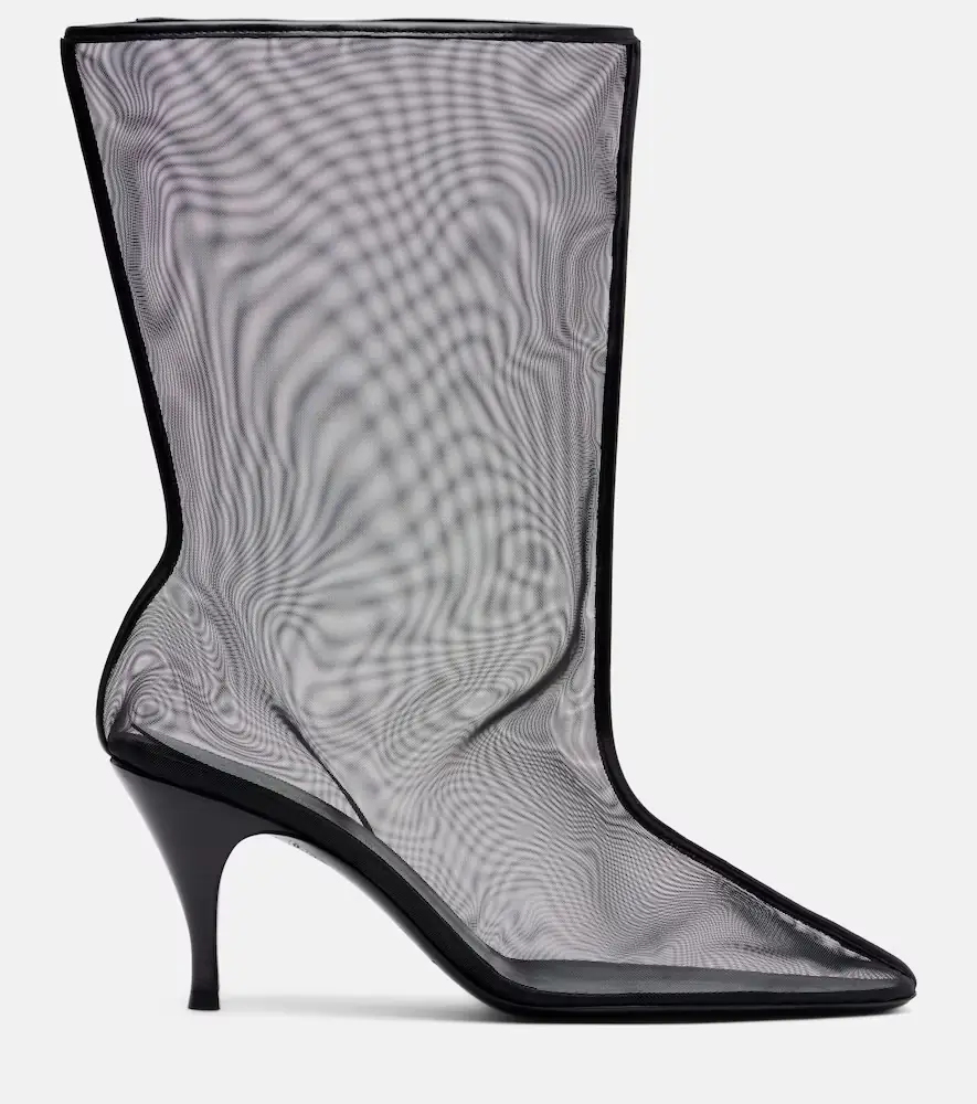 Herbert Levine Drawing A Blank 80 mesh mid-calf boots | Thumbnail 2 Herbert Levine Drawing A Blank 80 mesh mid-calf boots | Thumbnail 2