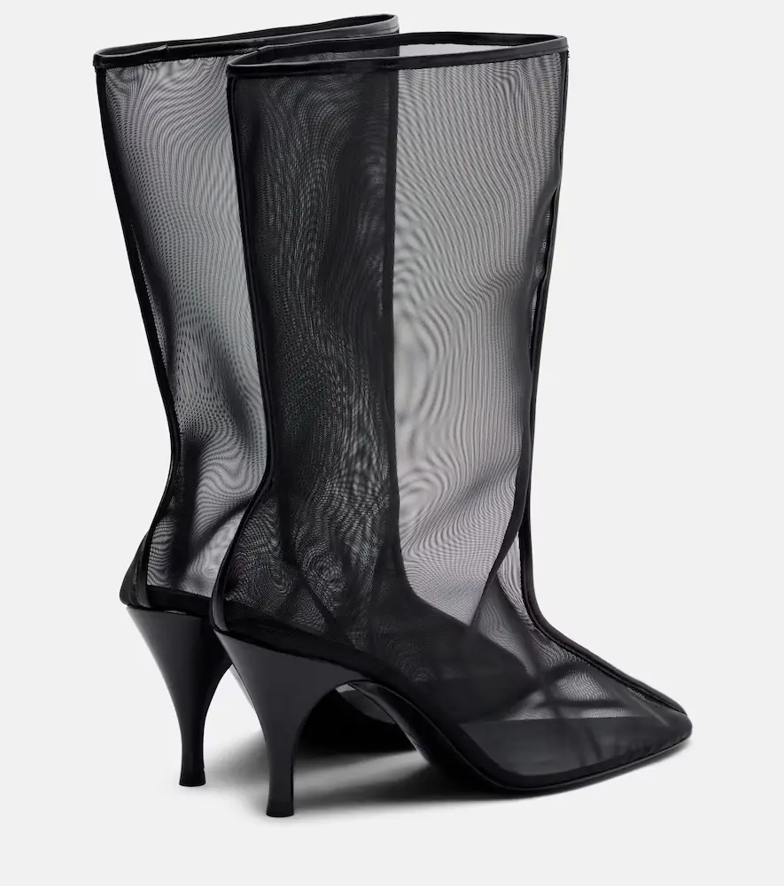 Herbert Levine Drawing A Blank 80 mesh mid-calf boots | Thumbnail 3 Herbert Levine Drawing A Blank 80 mesh mid-calf boots | Thumbnail 3