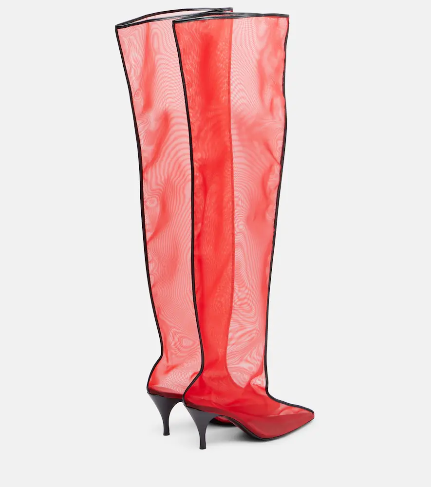 Herbert Levine Drawing A Blank 80 mesh knee-high boots | Thumbnail 2 Herbert Levine Drawing A Blank 80 mesh knee-high boots | Thumbnail 2