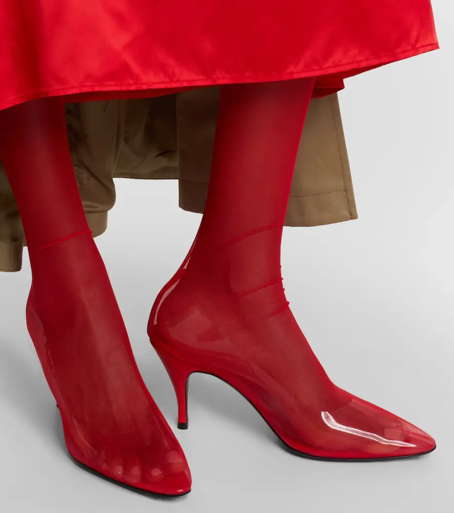 Herbert Levine Sheer Perfection mesh over-the-knee boots | Thumbnail 5