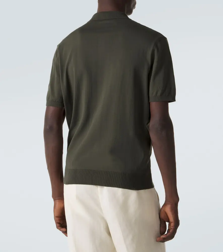 Rubinacci Cotton polo shirt | Thumbnail 4 Rubinacci Cotton polo shirt | Thumbnail 4