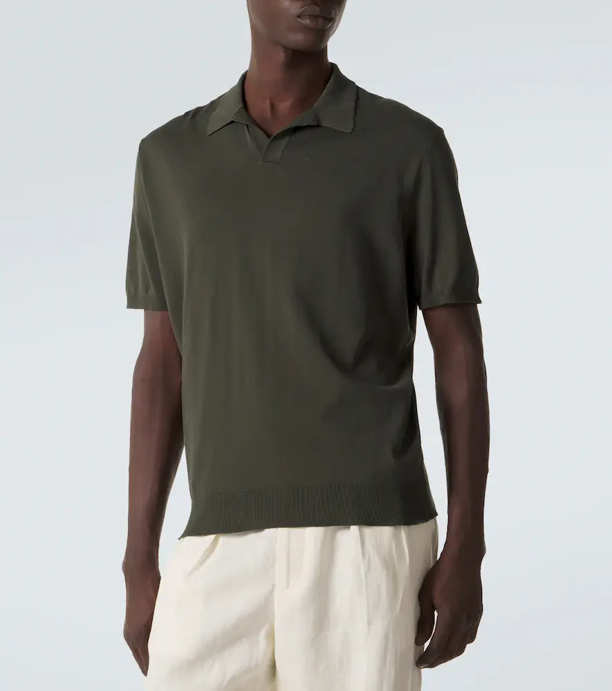 Rubinacci Cotton polo shirt | Thumbnail 5 Rubinacci Cotton polo shirt | Thumbnail 5