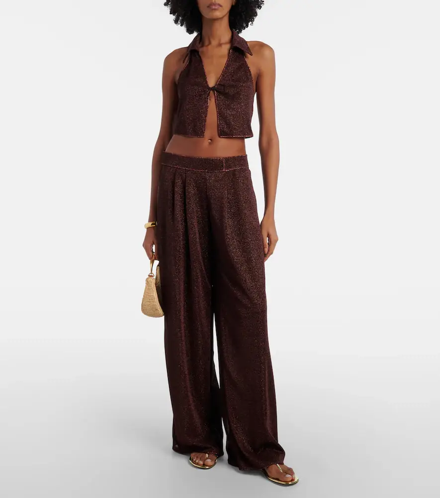 Oseree Oséree Lumière wide-leg pants | Thumbnail 2 Oseree Oséree Lumière wide-leg pants | Thumbnail 2