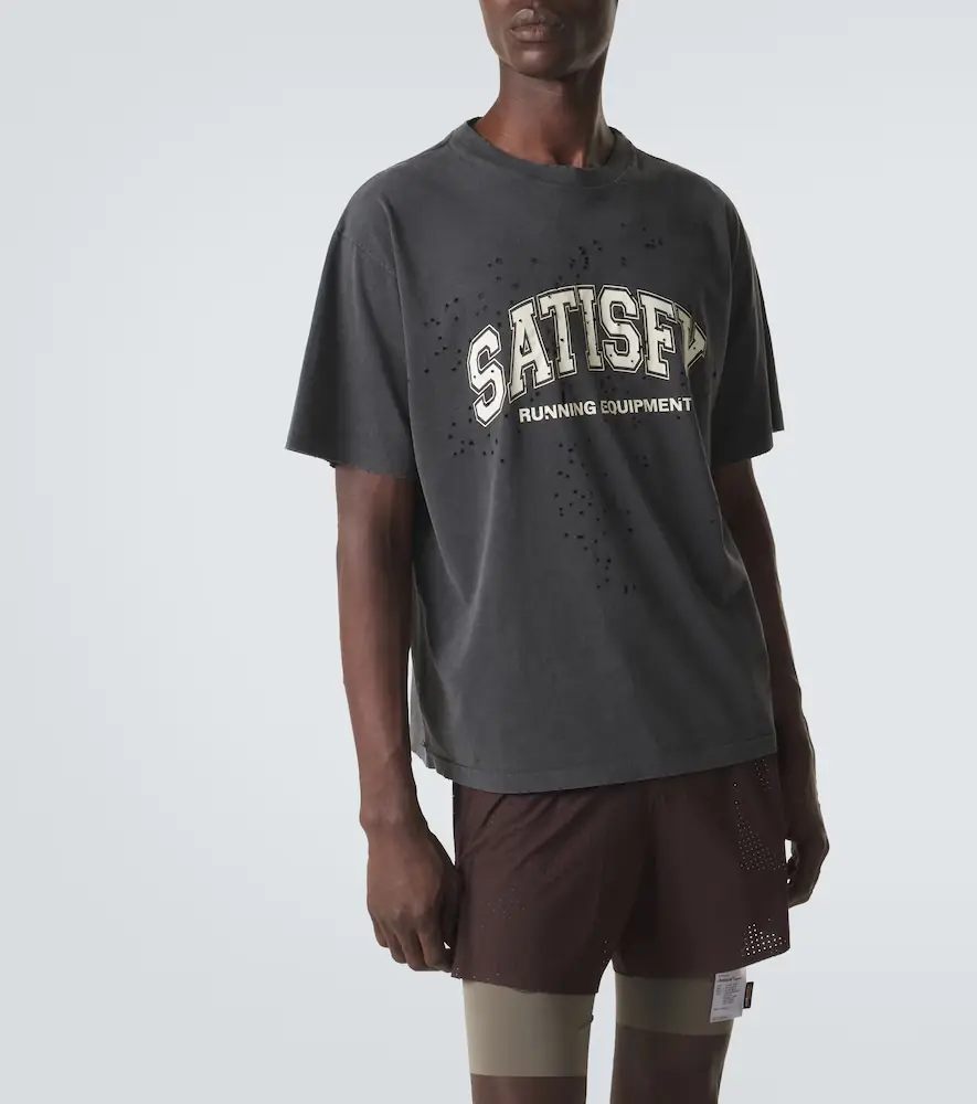 Satisfy MothTech printed cotton jersey T-Shirt | Thumbnail 4