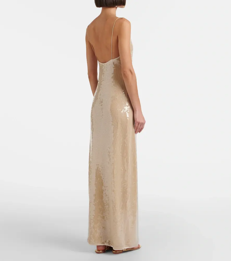 Oséree Oséree Marylin sequined maxi dress | Thumbnail 4