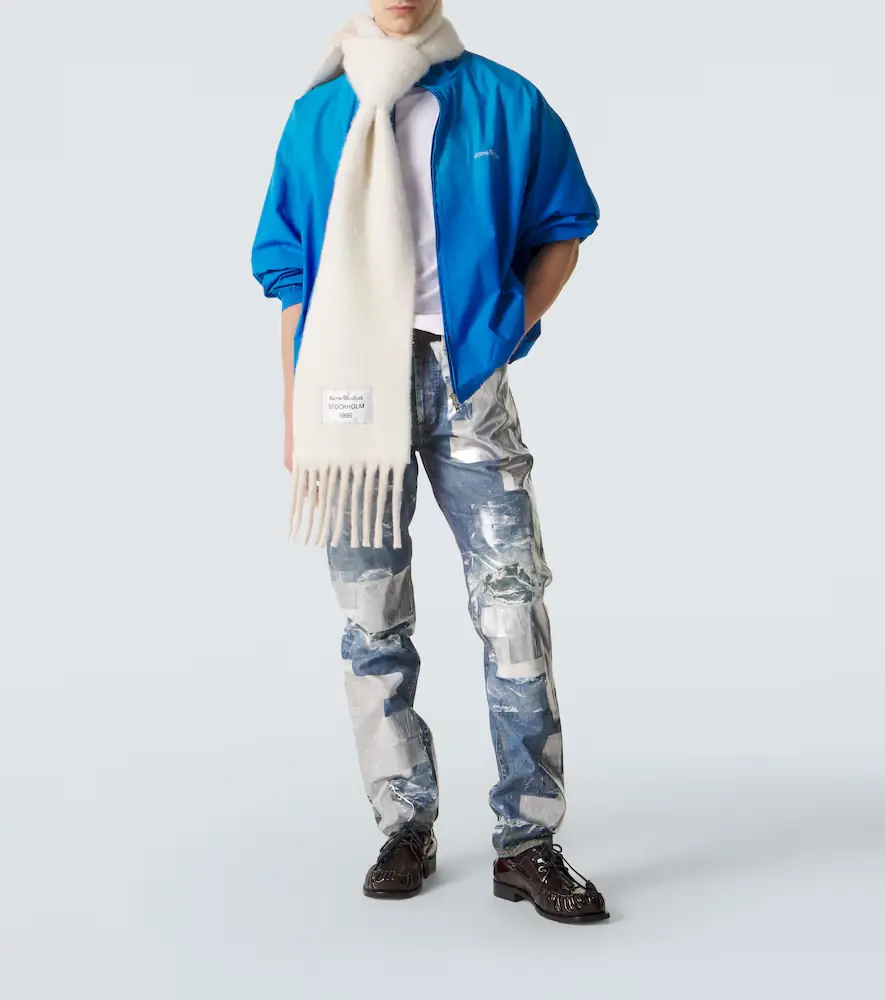 Acne Studios Logo cotton and hemp jersey T-shirt | Thumbnail 3