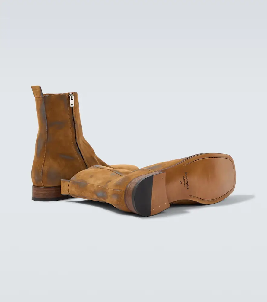 Acne Studios Distressed suede ankle boots | Thumbnail 2 Acne Studios Distressed suede ankle boots | Thumbnail 2