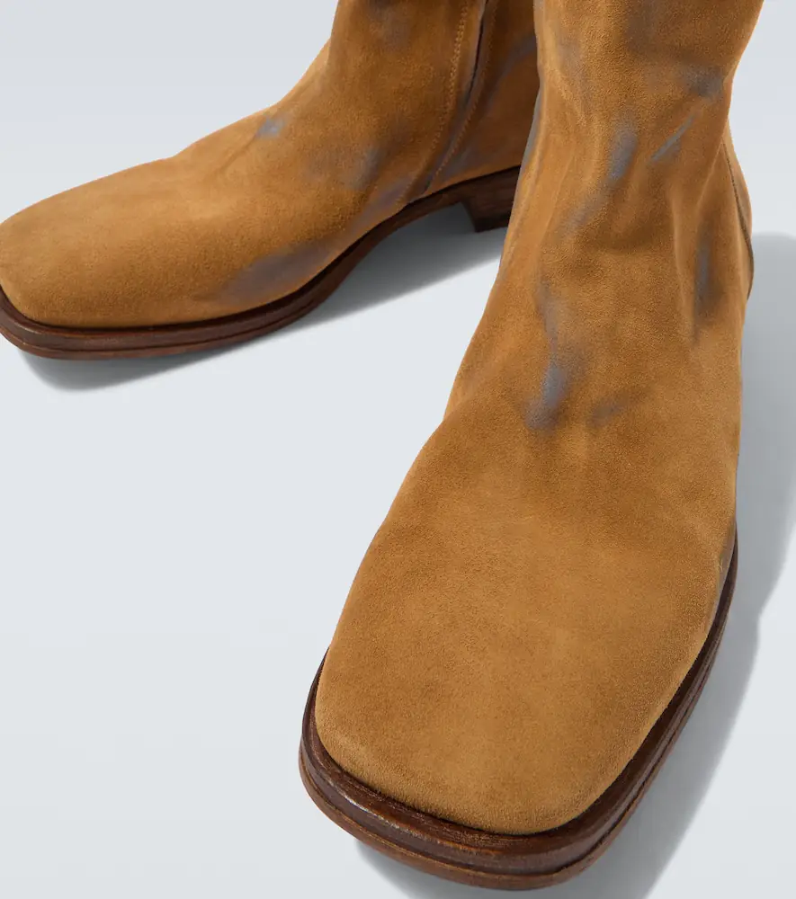 Acne Studios Distressed suede ankle boots | Thumbnail 4 Acne Studios Distressed suede ankle boots | Thumbnail 4