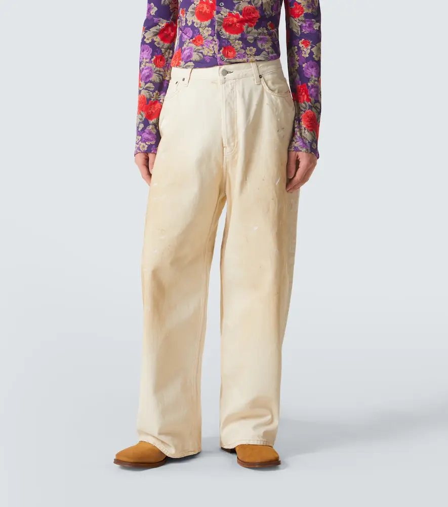 Acne Studios 2023 distressed wide-leg jeans | Thumbnail 2