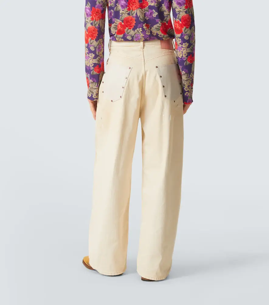 Acne Studios 2023 distressed wide-leg jeans | Thumbnail 4