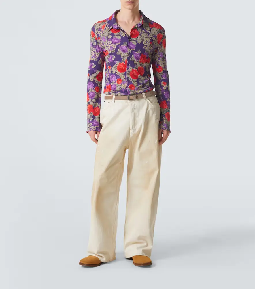 Acne Studios 2023 distressed wide-leg jeans | Thumbnail 5