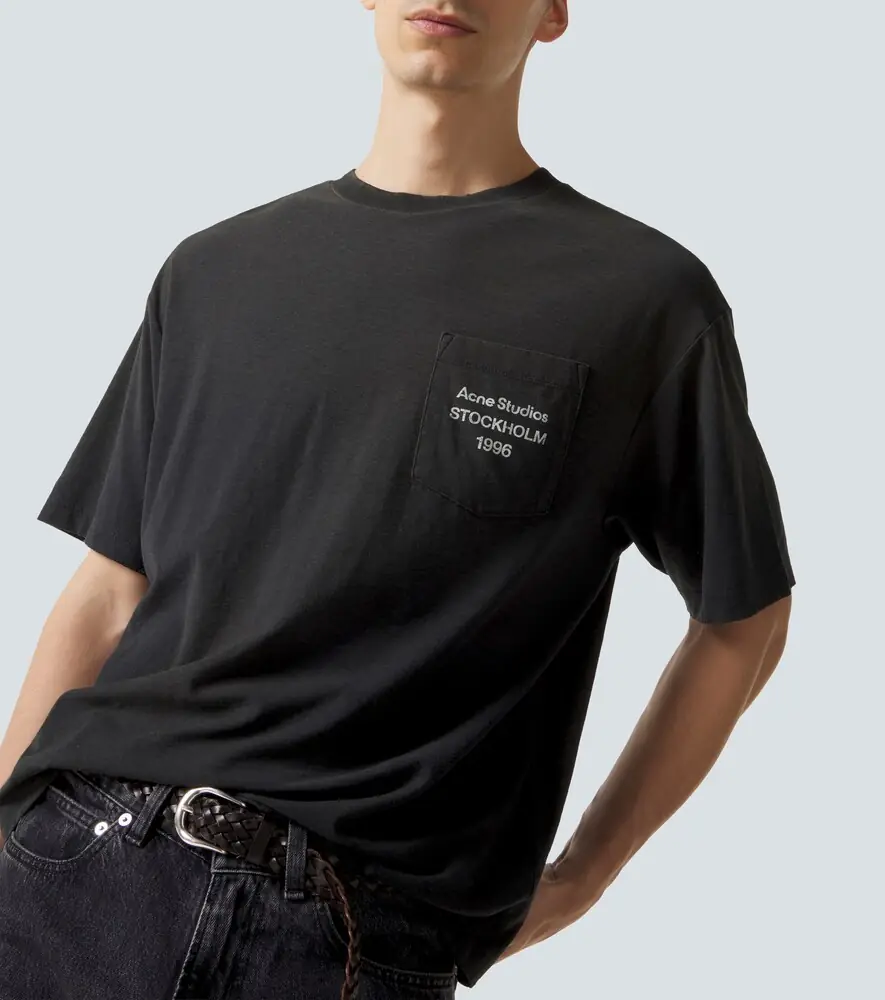 Acne Studios Cotton and hemp T-shirt | Thumbnail 4