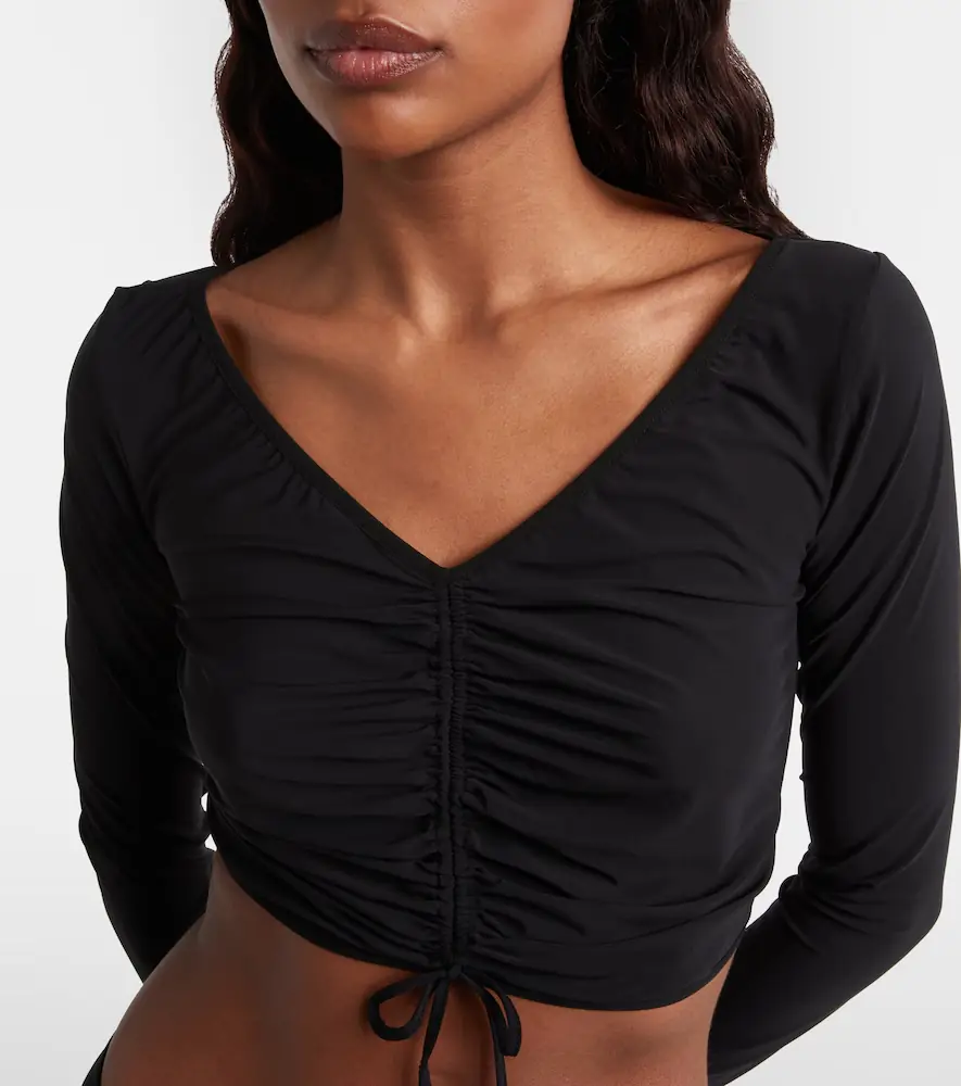 Nensi Dojaka Ruched crop top | Thumbnail 5