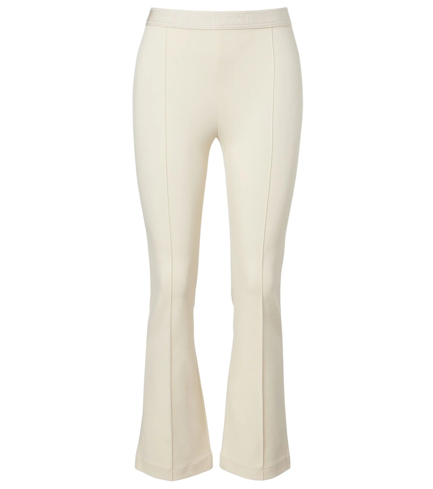 Grazia cropped jersey flared pants