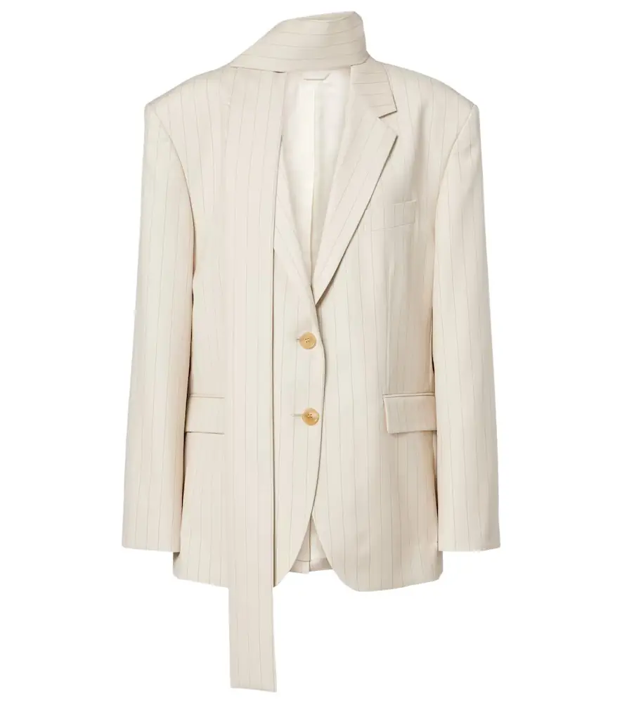 Acne Studios Pinstripe wool blazer | Image 1 Acne Studios Pinstripe wool blazer | Image 1