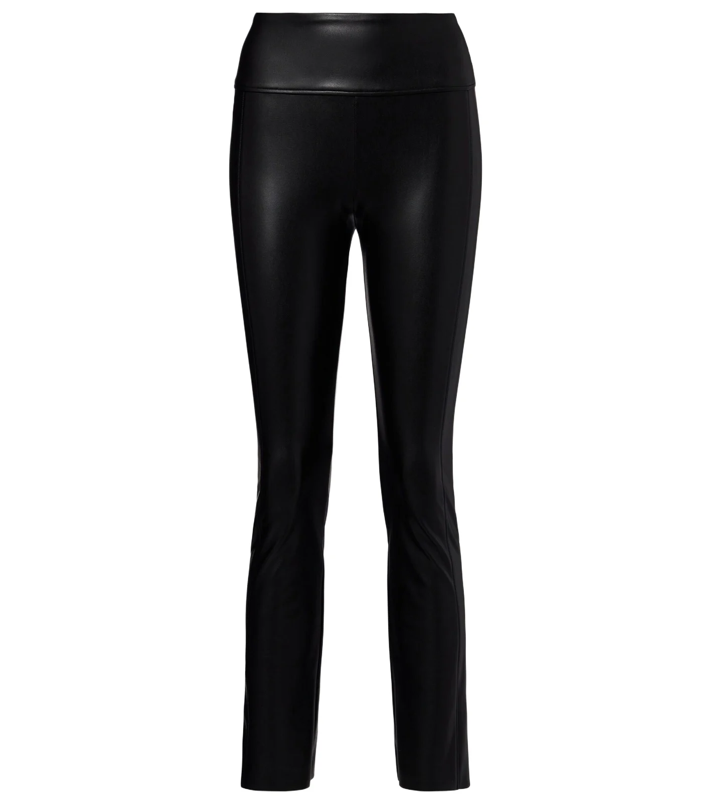 Edie coated cropped slim pants