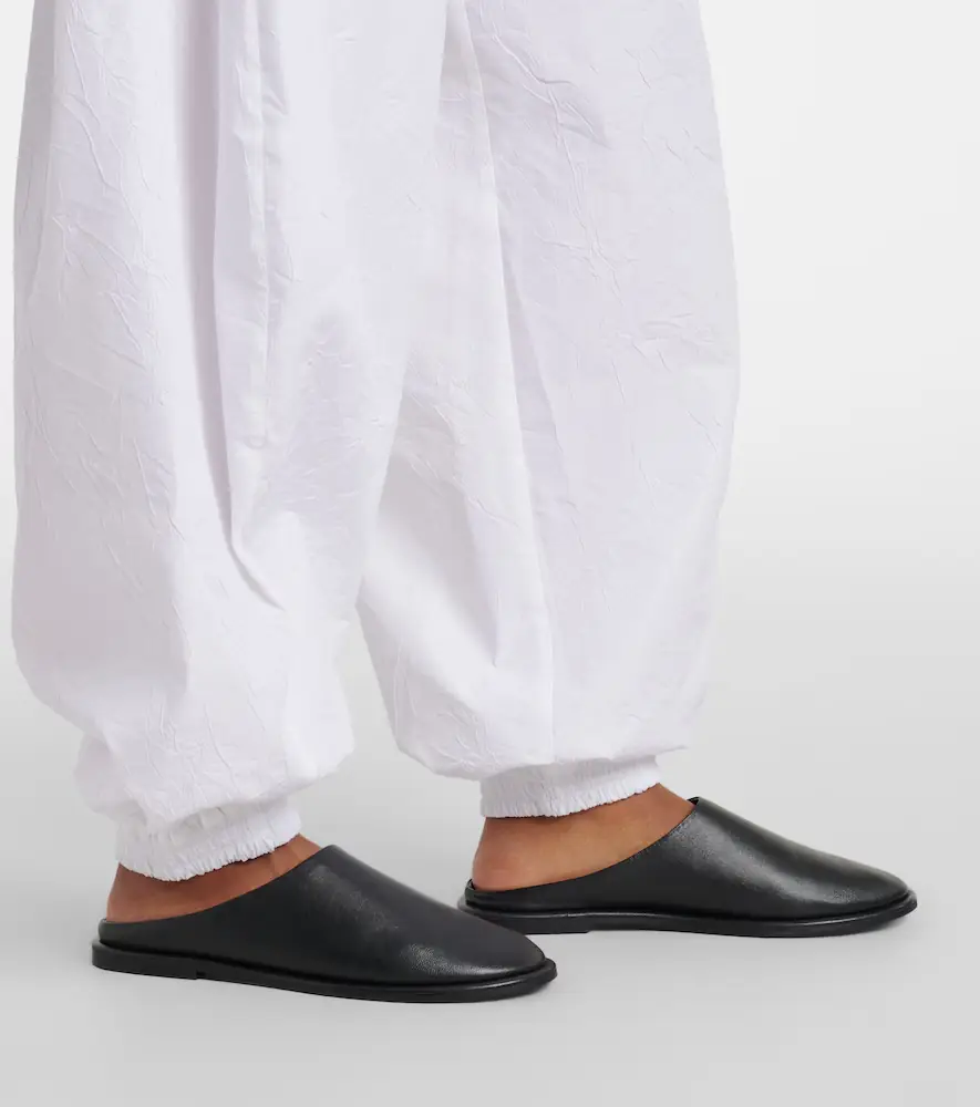 RÓHE Róhe Cotton-blend barrel-leg pants | Thumbnail 3
