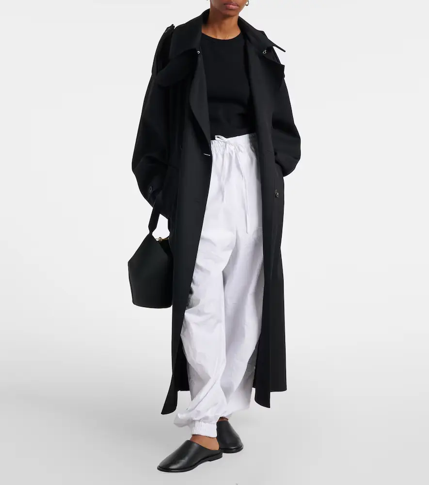 RÓHE Róhe Cotton-blend barrel-leg pants | Thumbnail 5