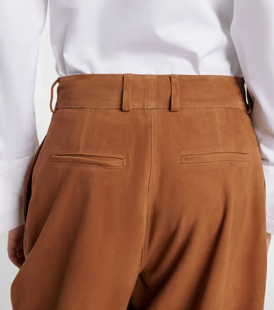 RÓHE Róhe Suede barrel-leg pants | Thumbnail 3
