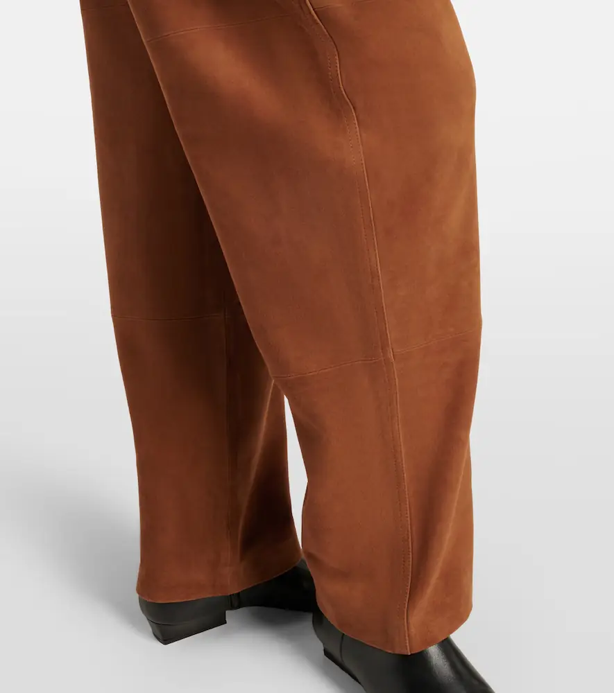 RÓHE Róhe Suede barrel-leg pants | Thumbnail 4