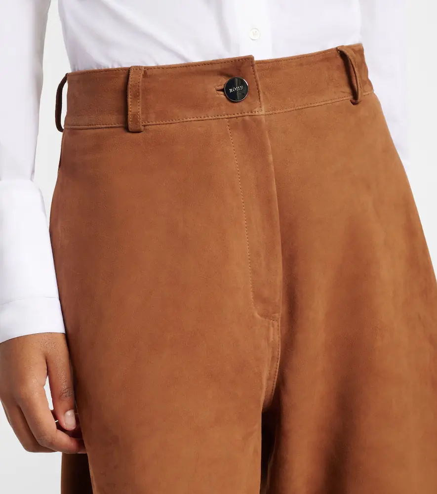 RÓHE Róhe Suede barrel-leg pants | Thumbnail 5