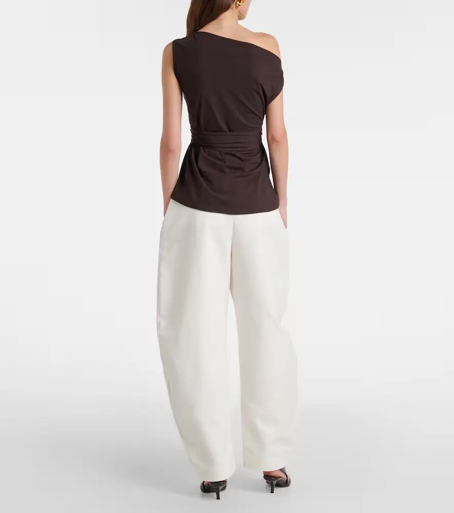 RÓHE Róhe High-rise cotton barrel-leg pants | Thumbnail 4 RÓHE Róhe High-rise cotton barrel-leg pants | Thumbnail 4