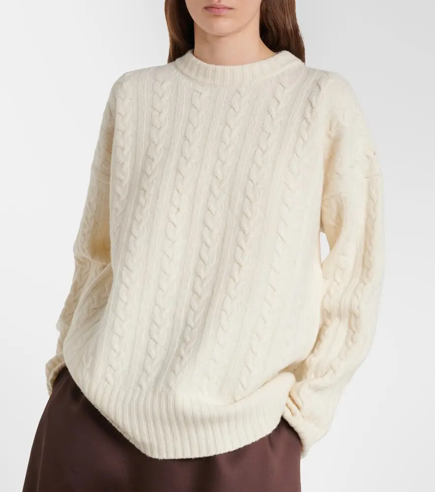 RÓHE Róhe Cable-knit wool sweater | Thumbnail 4 RÓHE Róhe Cable-knit wool sweater | Thumbnail 4