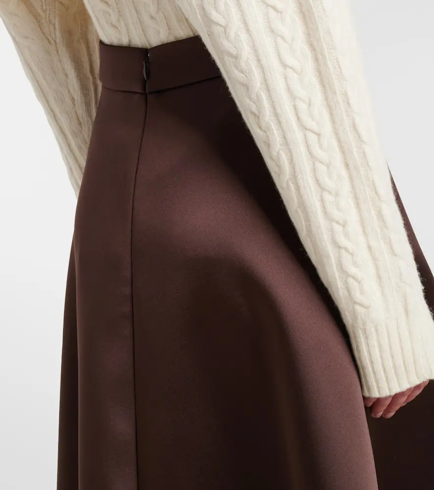 RÓHE Róhe Satin midi skirt | Thumbnail 4