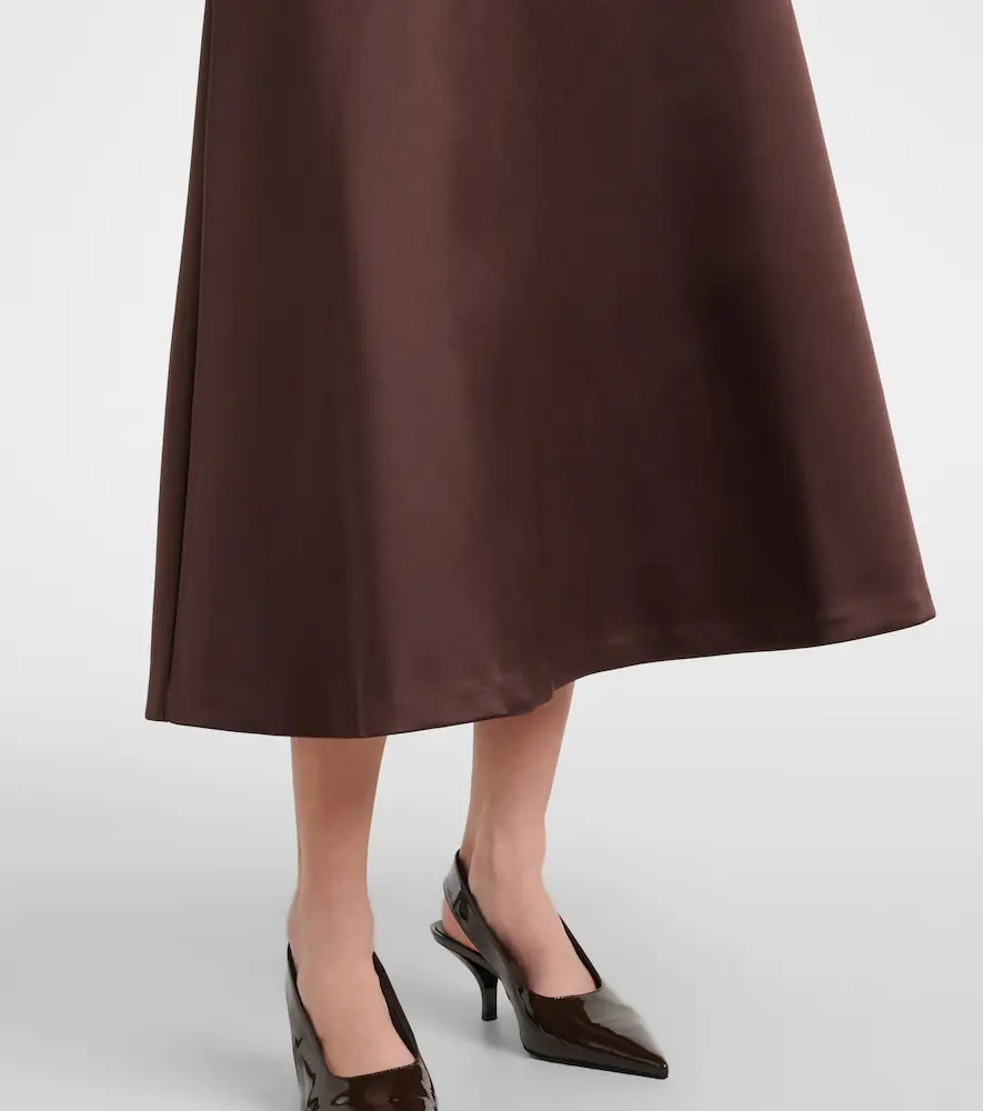 RÓHE Róhe Satin midi skirt | Thumbnail 5