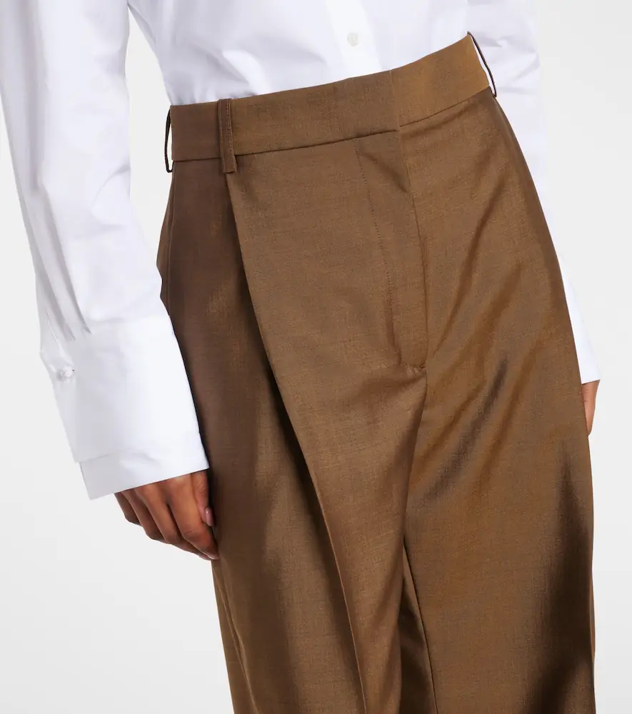 RÓHE Róhe High-rise wool and mohair wide-leg pants | Thumbnail 2 RÓHE Róhe High-rise wool and mohair wide-leg pants | Thumbnail 2