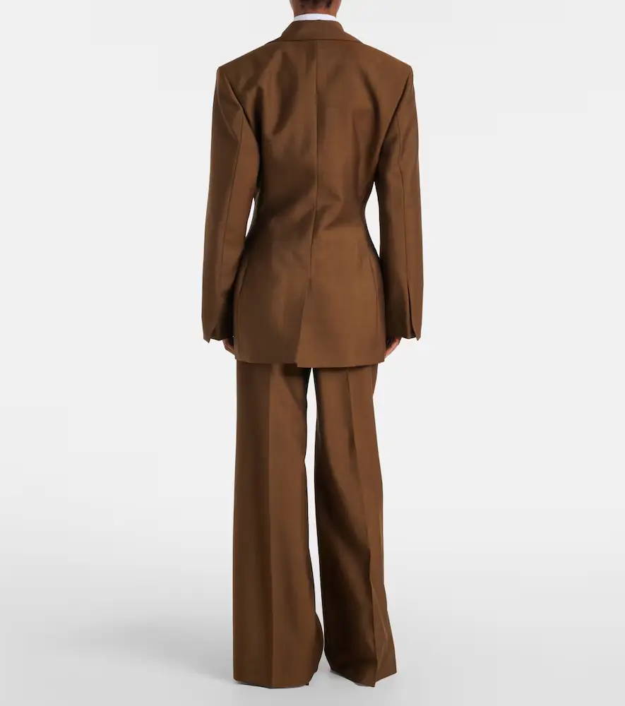 RÓHE Róhe High-rise wool and mohair wide-leg pants | Thumbnail 3 RÓHE Róhe High-rise wool and mohair wide-leg pants | Thumbnail 3