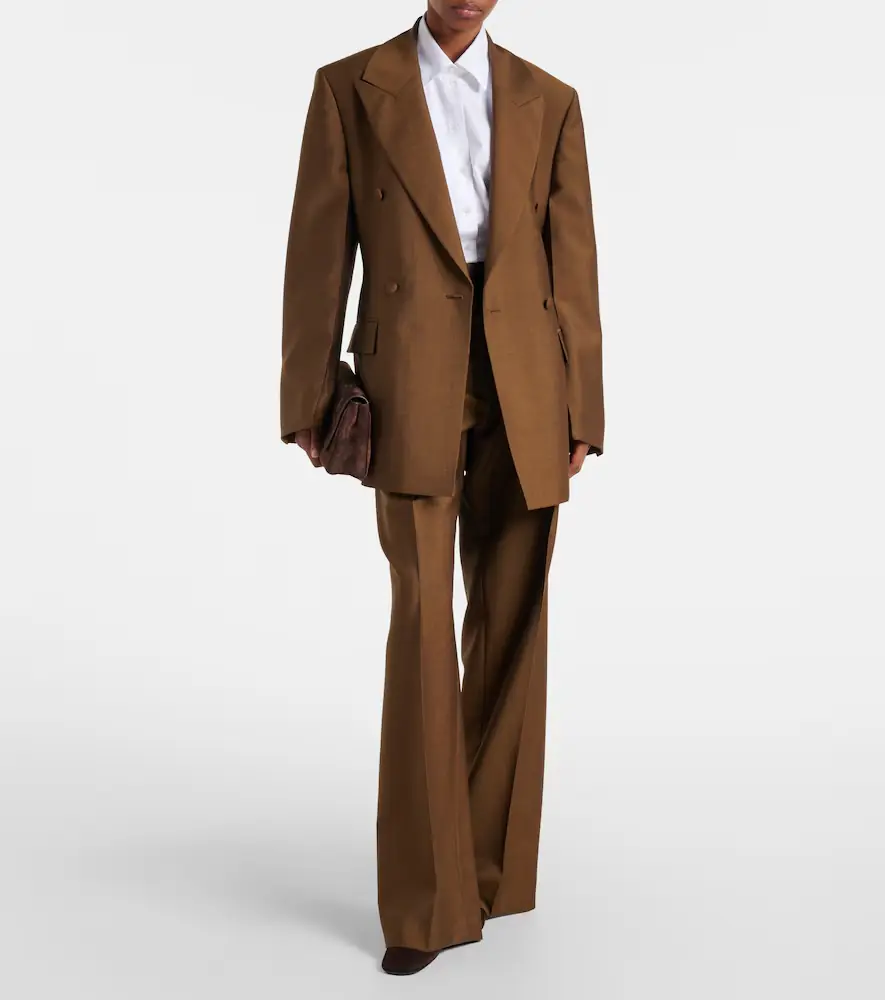 RÓHE Róhe High-rise wool and mohair wide-leg pants | Thumbnail 5 RÓHE Róhe High-rise wool and mohair wide-leg pants | Thumbnail 5