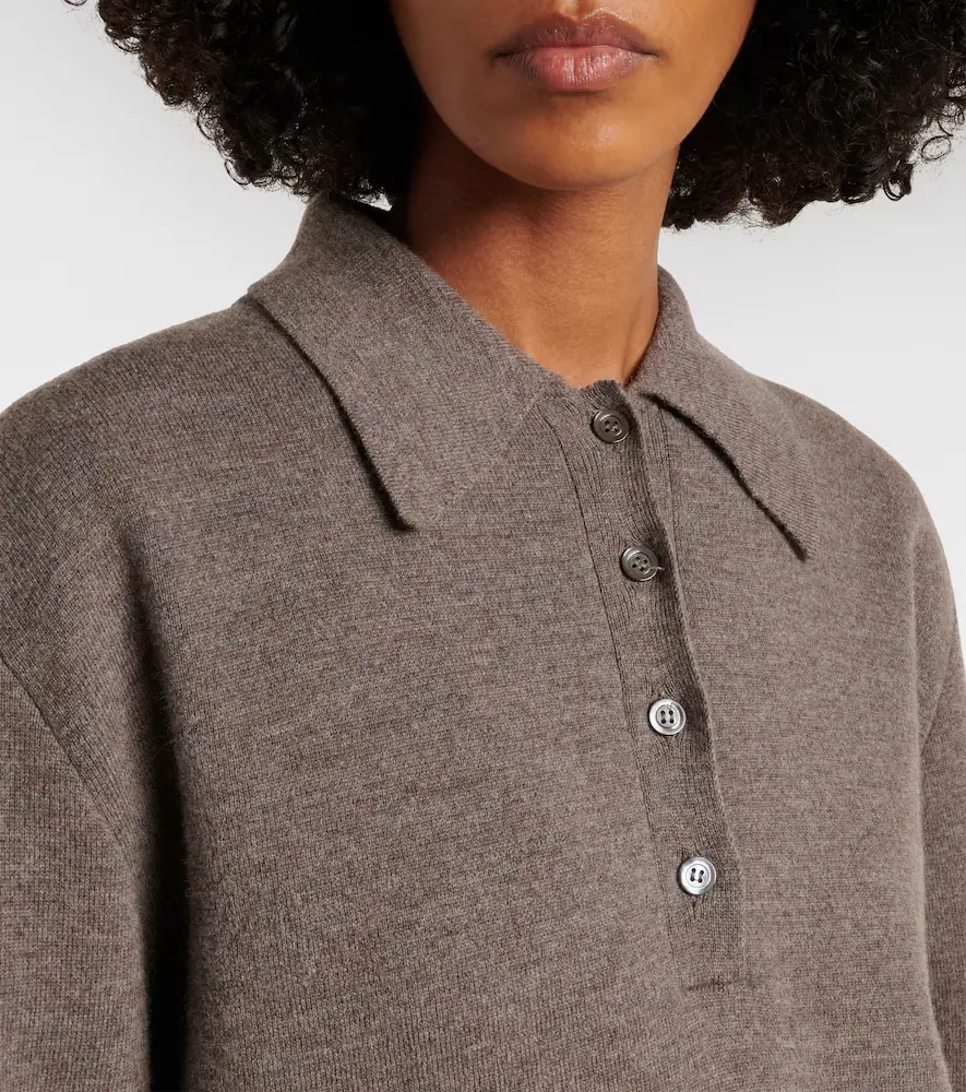 RÓHE Róhe Wool and cashmere polo sweater | Thumbnail 2