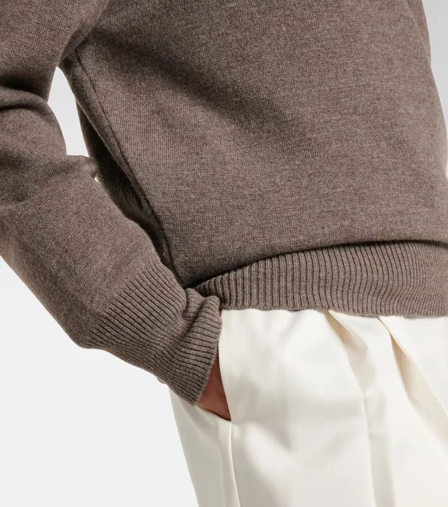 RÓHE Róhe Wool and cashmere polo sweater | Thumbnail 3