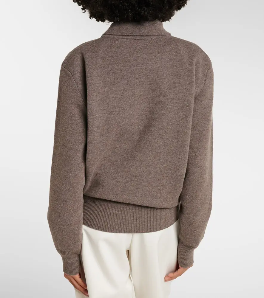 RÓHE Róhe Wool and cashmere polo sweater | Thumbnail 4