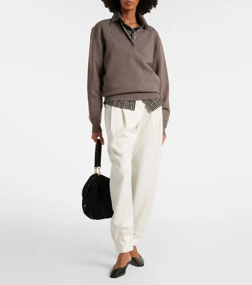 RÓHE Róhe Wool and cashmere polo sweater | Thumbnail 5