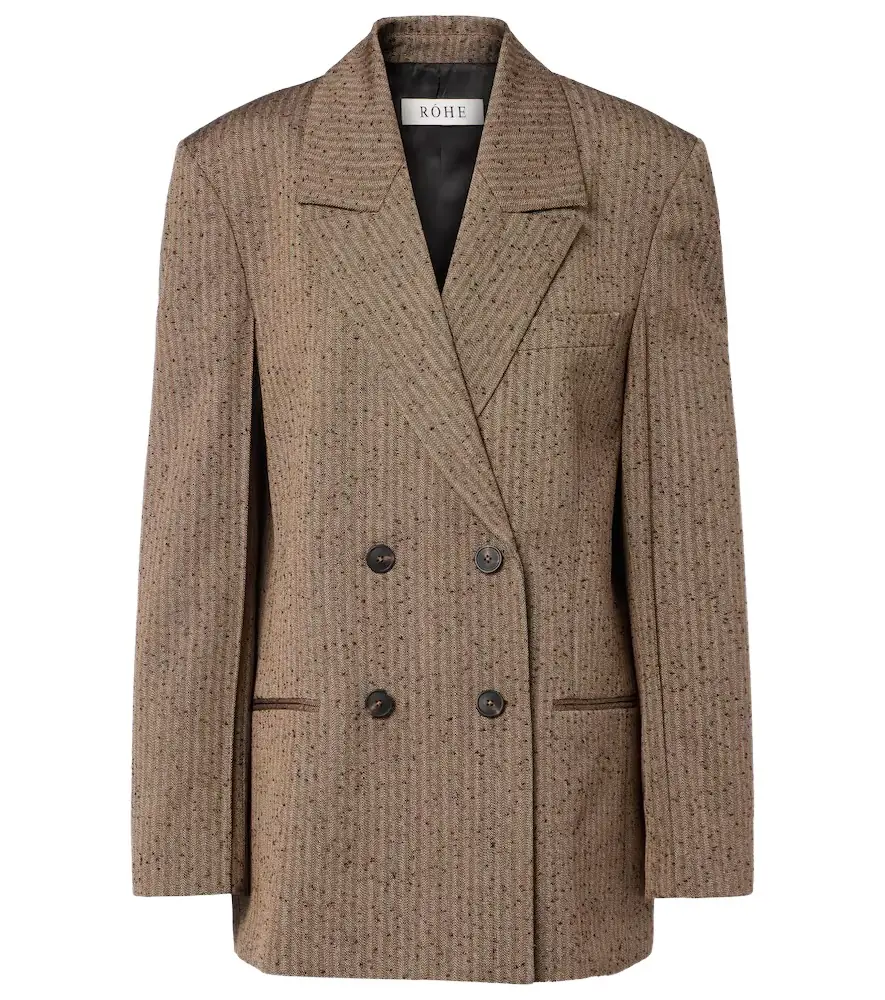 RÓHE Róhe Herringbone wool-blend blazer