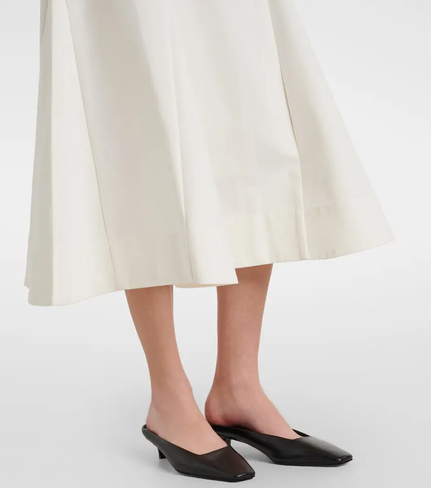 RÓHE Róhe Cotton midi skirt | Thumbnail 3